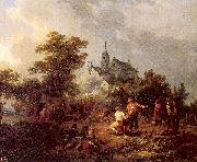 Prince, Jean-Baptiste le Playing Ball oil painting